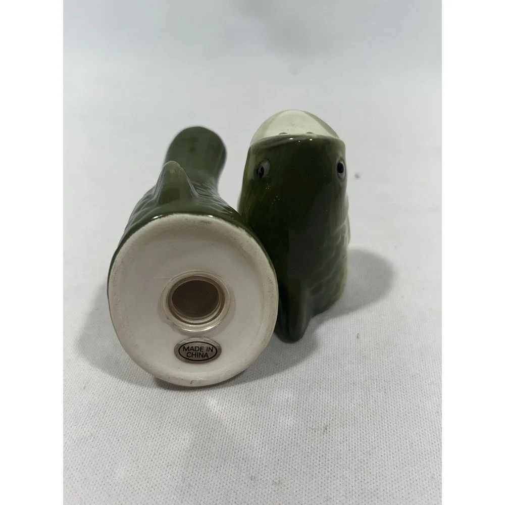 Largemouth Bass Salt Pepper Shakers Fish Cabin Lodge Rustic Cottagecore